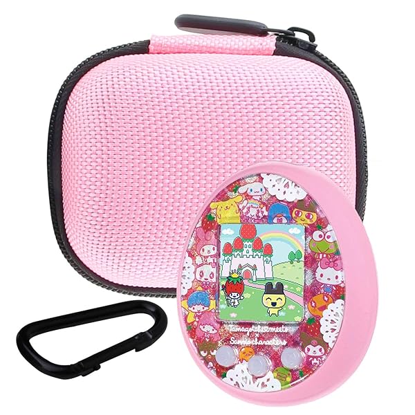 WERJIA WERJIA Hard Storage Case for Tamagotchi On Interactive Pet Game Pink Durable and Stylish Protection for Your Favorite Toy - View 6 of 7