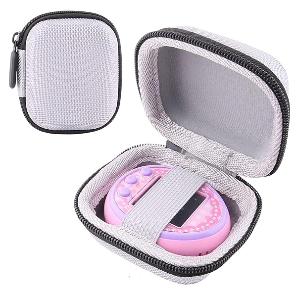 WERJIA WERJIA Hard Storage Carrying Case for Tamagotchi On Interactive Pet Game Grey Durable Protection Travel Accessory
