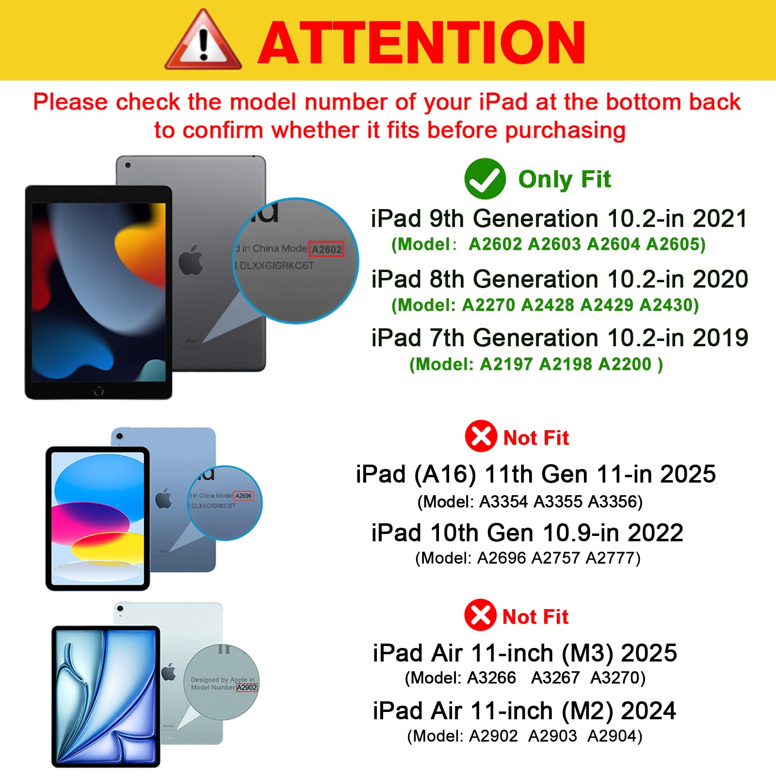 ProCase ProCase iPad 9th 8th 7th Generation Case 10.2 Inch Matte Grey Cover for 2021 2020 2019 Models - View 2 of 7