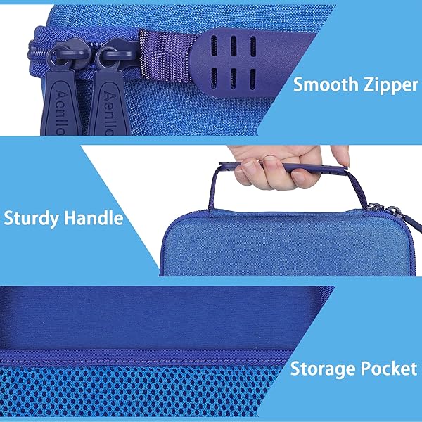 Aenllosi Aenllosi Hard Carrying Case for Air Hogs Zero Gravity Race Car Storage Box Blue - View 2 of 8
