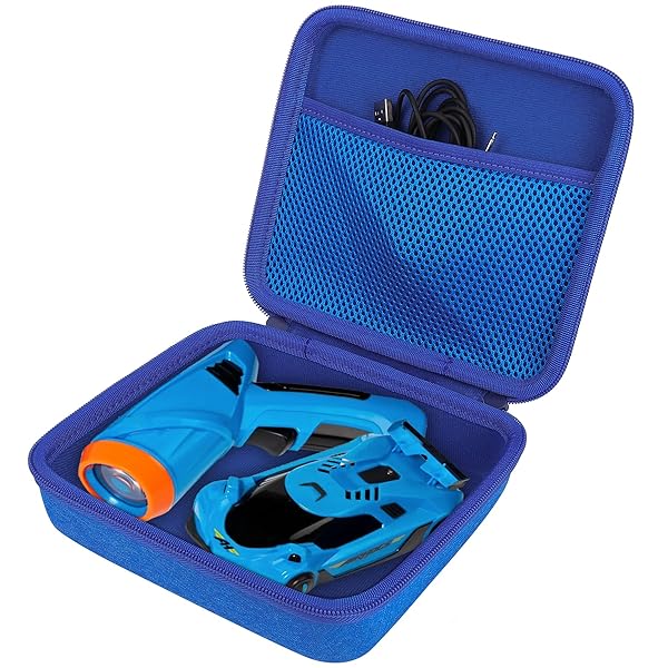 Aenllosi Aenllosi Hard Carrying Case for Air Hogs Zero Gravity Race Car Storage Box Blue - View 8 of 8