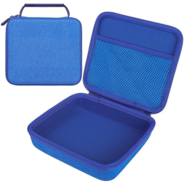 Aenllosi Aenllosi Hard Carrying Case for Air Hogs Zero Gravity Race Car Storage Box Blue