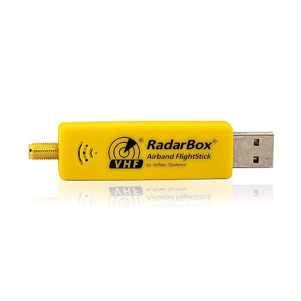 RadarBox AirNav Radar FlightStick VHF Airband USB Receiver with Filter Amplifier and ESD Protection for Enhanced Flight Tracking - View 3 of 9