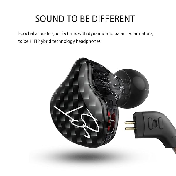 CCA KZ ZST 1BA 1DD In Ear Earphones HiFi Monitor Wired Gaming Earbuds for Musicians and Audiophiles - View 4 of 9