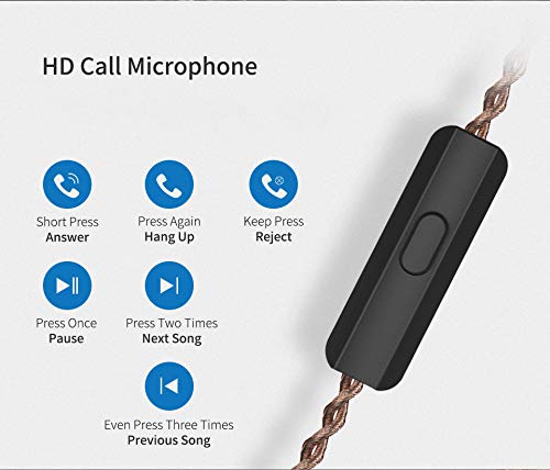 CCA KZ ZSN Pro Dual Drivers Earphones HiFi Power Bass High Clarity Sound Wired Earbuds with Detachable Cable for Audiophiles and Musicians - View 5 of 7