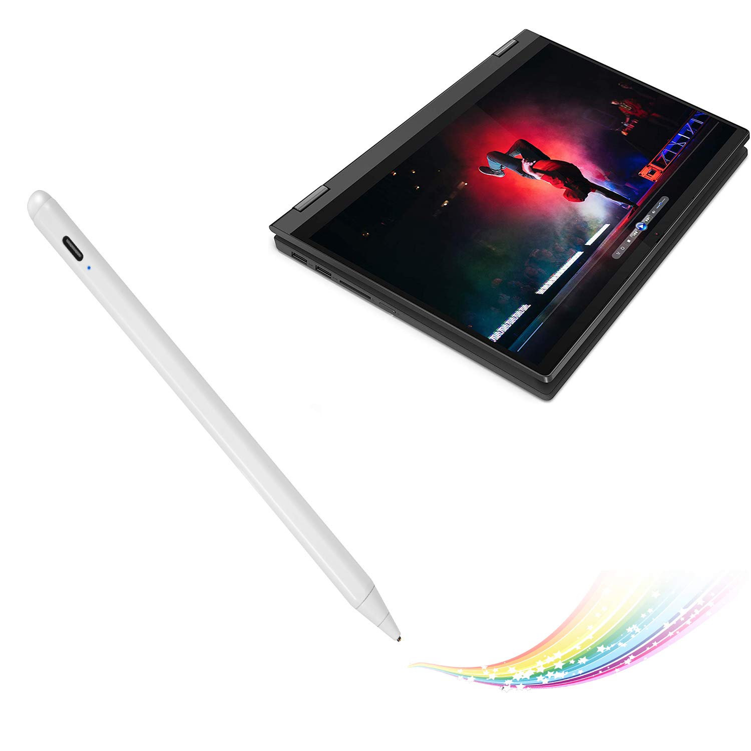 Bbata Active Stylus Pen for Lenovo Flex 5/7 - Perfect for Note-Taking & Sketching | Digital Pencil with Touch Control