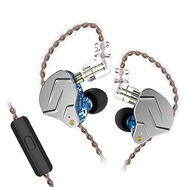 KZ ZSN Pro Dual Drivers HiFi Power Bass Earbuds High Clarity Sound Wired Earphones for Audiophile Musicians with Detachable Cable