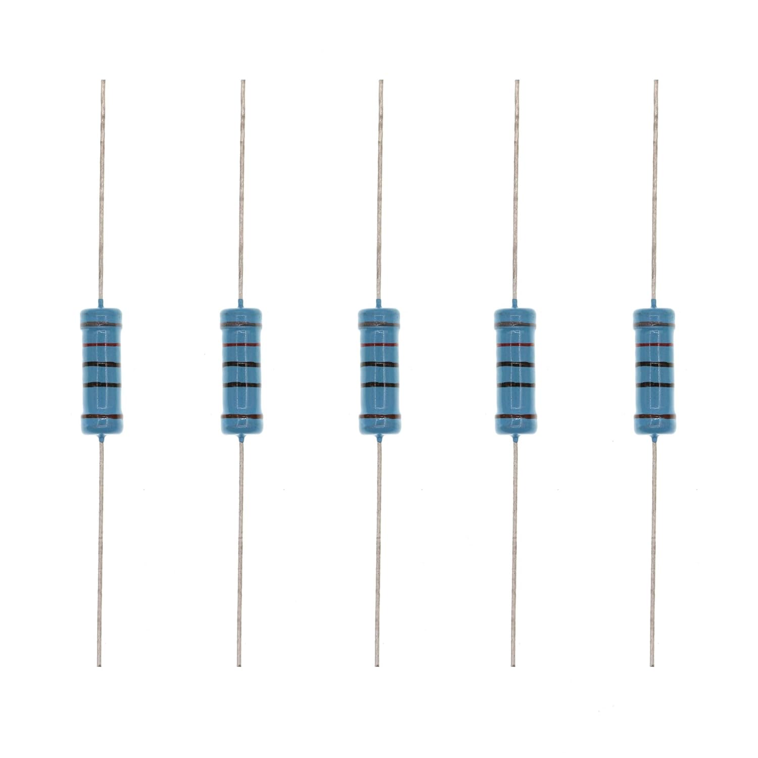 HUABAN 20PCS 3 Watts 820 Ohm 1 Percent Metal Film Resistor for Reliable Circuit Performance