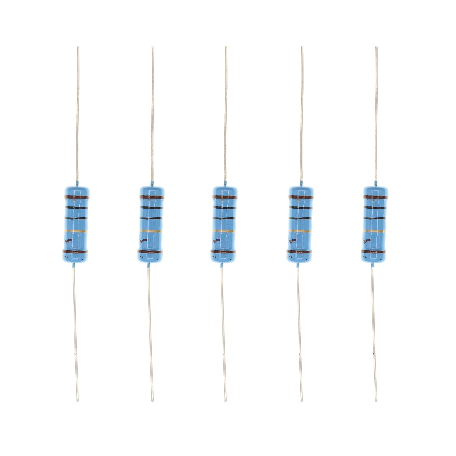 HUABAN 20PCS 3W 10 Ohm 1% Metal Film Resistors for Reliable Electronic Projects