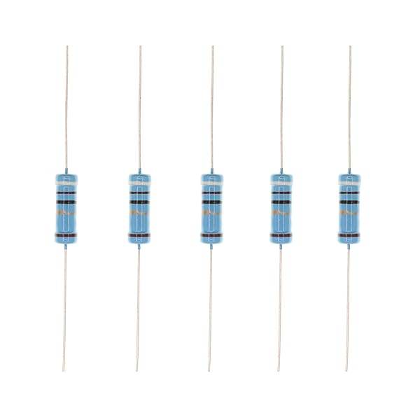 HUABAN 20PCS 3 Watts 3W 91R 91 Ohm 1 Percent Metal Film Resistor for Reliable Circuit Performance