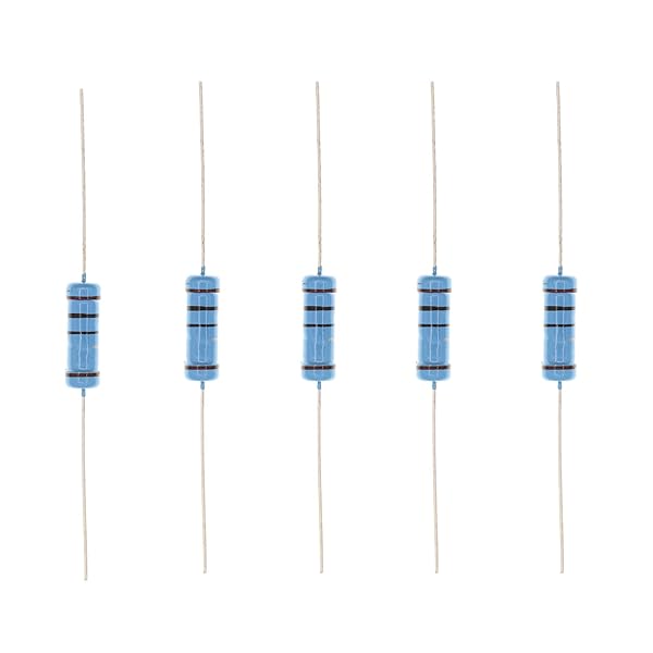 HUABAN 20PCS 3 Watts 3W 1R0 1.0 Ohm 1 Percent Metal Film Resistor for Reliable Circuit Performance