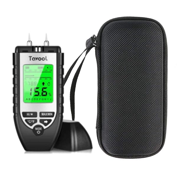 Aenllosi Hard Carrying Case for Tavool Wood Moisture Meter Digital Moisture Detector by Aenllosi Durable and Lightweight Protection - View 6 of 6