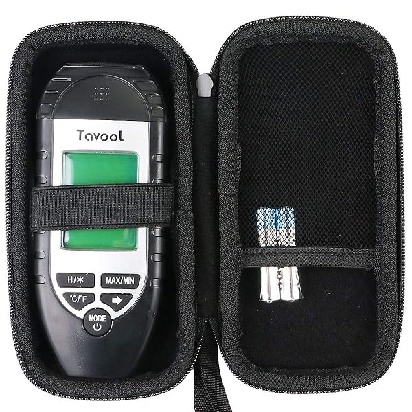 Aenllosi Hard Carrying Case for Tavool Wood Moisture Meter Digital Moisture Detector by Aenllosi Durable and Lightweight Protection
