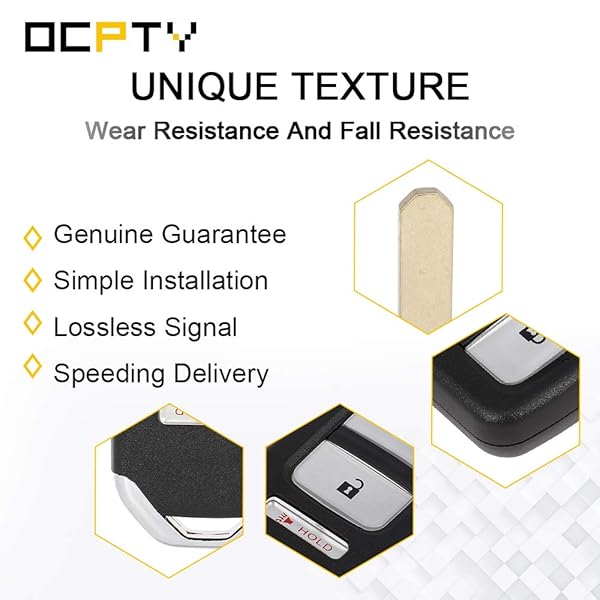 OCPTY OCPTY Flip Key Entry Remote Control Key Fob for Honda Fit 2015-2017 HR-V 2016 3 Buttons 313.8Mhz Replacement Transmitter - View 7 of 9