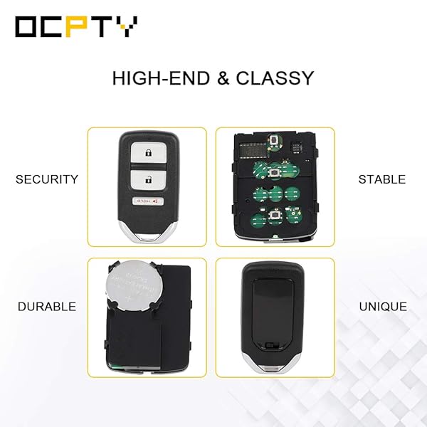 OCPTY OCPTY Flip Key Entry Remote Control Key Fob for Honda Fit 2015-2017 HR-V 2016 3 Buttons 313.8Mhz Replacement Transmitter - View 8 of 9