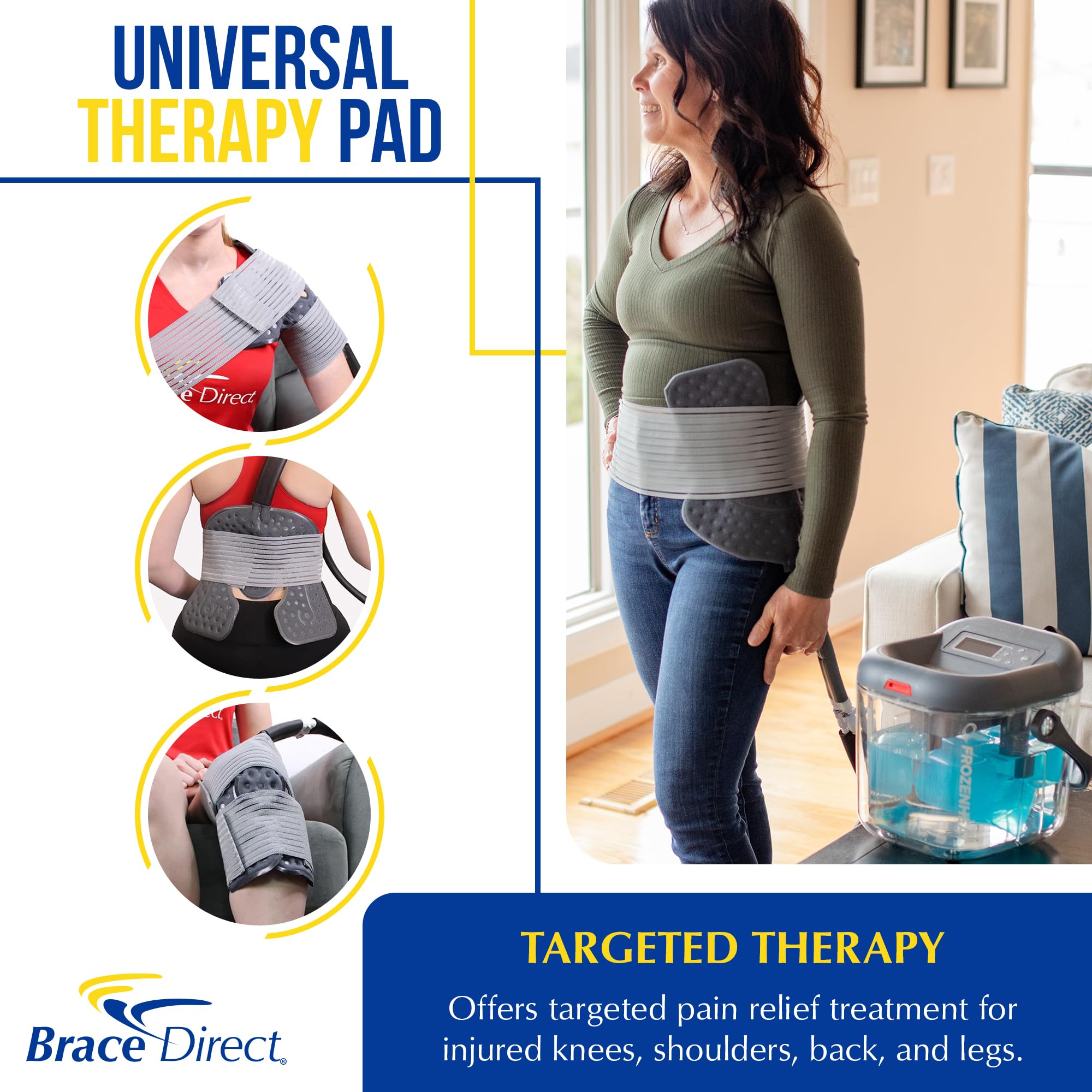 Brace Direct Brace Direct Digital Frozen Heat Therapy Machine for Pain Relief in Shoulder Knee Ankle Hip and Back Post Surgery Arthritis Joint Pain - View 3 of 8