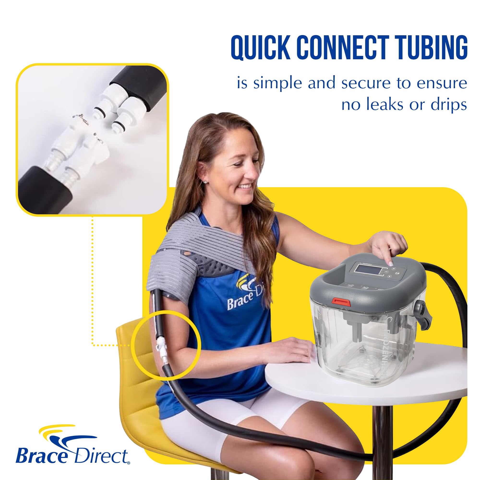 Brace Direct Brace Direct Digital Frozen Heat Therapy Machine for Pain Relief in Shoulder Knee Ankle Hip and Back Post Surgery Arthritis Joint Pain - View 4 of 8