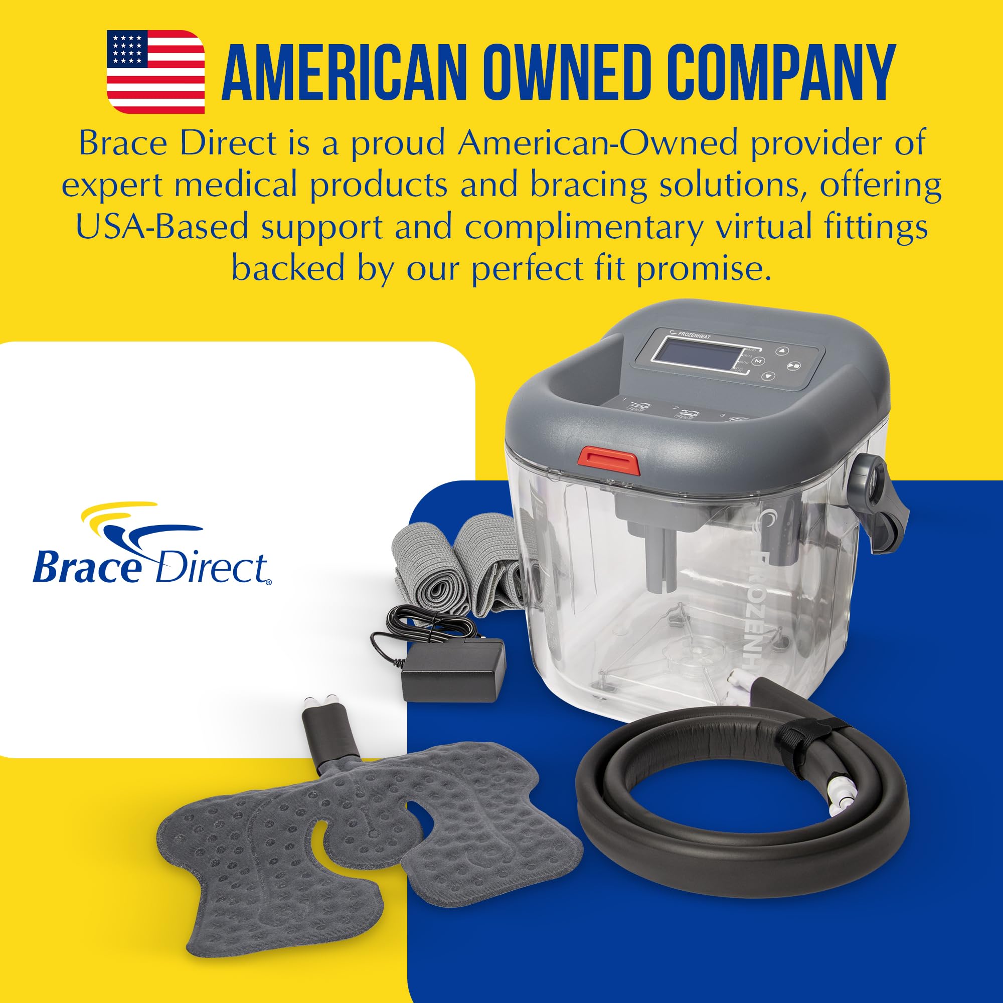 Brace Direct Brace Direct Digital Frozen Heat Therapy Machine for Pain Relief in Shoulder Knee Ankle Hip and Back Post Surgery Arthritis Joint Pain - View 5 of 8