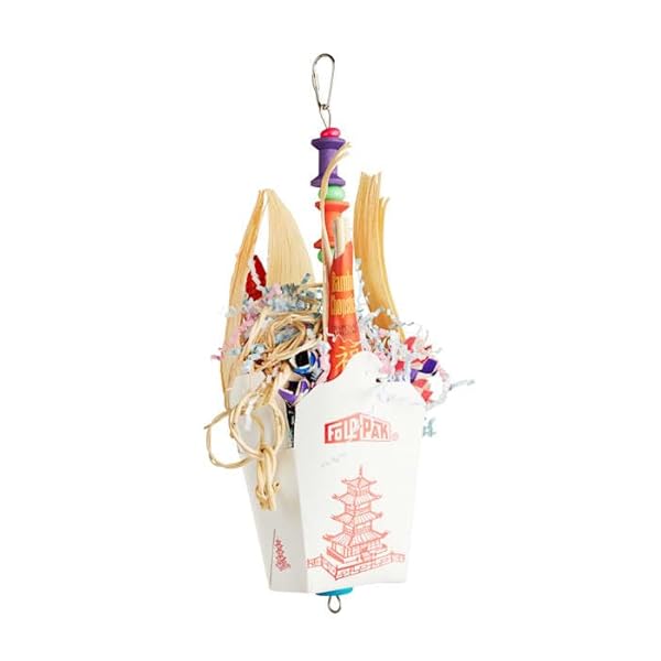 You & Me You and Me Chinese Takeout Foraging Bird Toy Medium for Engaging Play and Mental Stimulation - View 3 of 5
