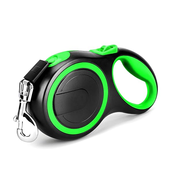 Segarty Segarty Retractable Dog Lead 26 Feet for Large Dogs Heavy Duty No Tangle Nylon Tape with One Button Break and Lock for Training and Running