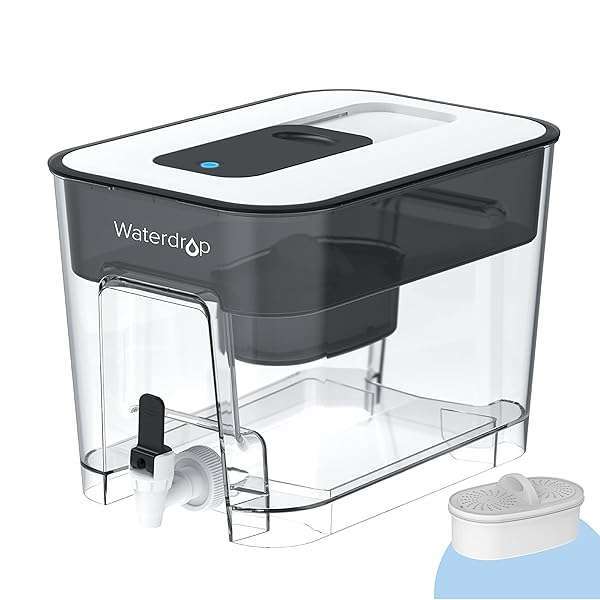 Waterdrop Waterdrop 200-Gallon Water Filter Dispenser: 40-Cup Capacity for Home & Office - Long-Life Filter Included