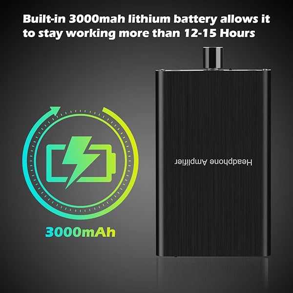 MYPIN Headphone Amplifier with Bass Boost for 3.5mm AUX and Type-C Compatible with Mac Phones iPad MP3 MP4 Xbox PS4 PS5 Controller - View 8 of 10