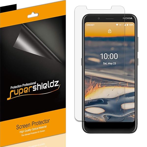 Supershieldz Supershieldz 6 Pack Screen Protector for Nokia C2 Tava C2 Tennen Nokia 2 V Tella High Definition Clear Shield PET - View 2 of 3