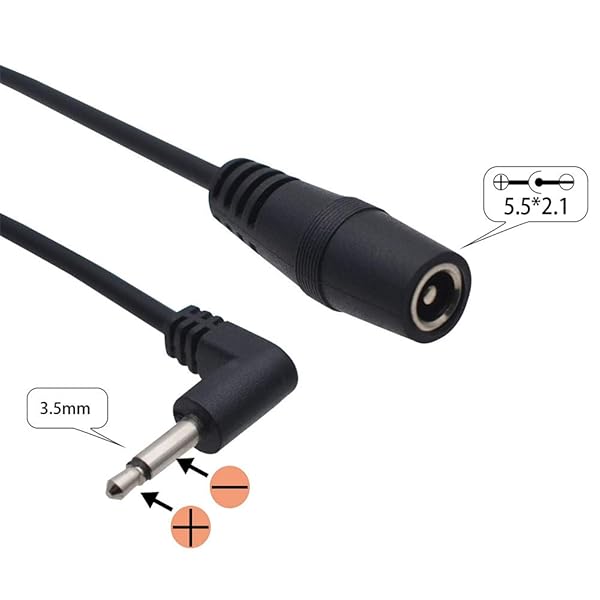 SAPHUE Saphue 2pcs 3.5 Positive Tip Power Supply Converter for Electro Harmonix Eh Dod Guitar Pedals 5.5mm to 3.5mm - View 6 of 7