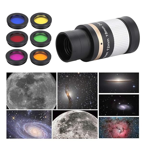 Senyar Senyar Lens Filter Set 6 Colors 1.25 Inch Colorful Telescope Eyepiece Screw Thread Filter Kit for Astronomy - View 5 of 9