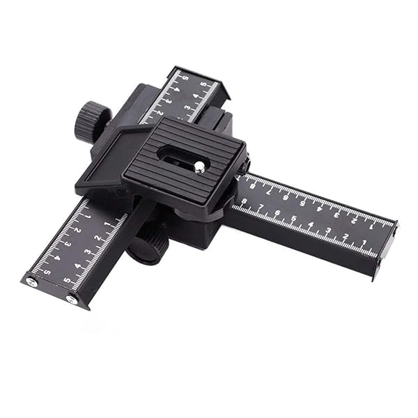 Acouto Acouto Macro Focusing Rail 4 Way Slider with 1/4 Inch Mount for Close-up Photography - View 5 of 9