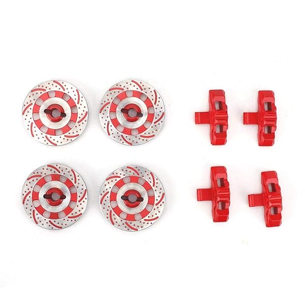 Upgrade Your TRAXXAS UDR with Life 1/7 RC Car Aluminum Alloy Wheel Brake Disc - Red Performance Part