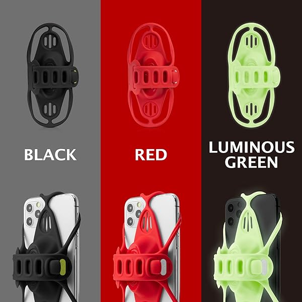 BONE "Ultra Light BONE Bike Tie Pro: Secure Phone Mount for 4.7"-7.2" Cell Phones on Bicycles & Motorcycles" - View 9 of 10