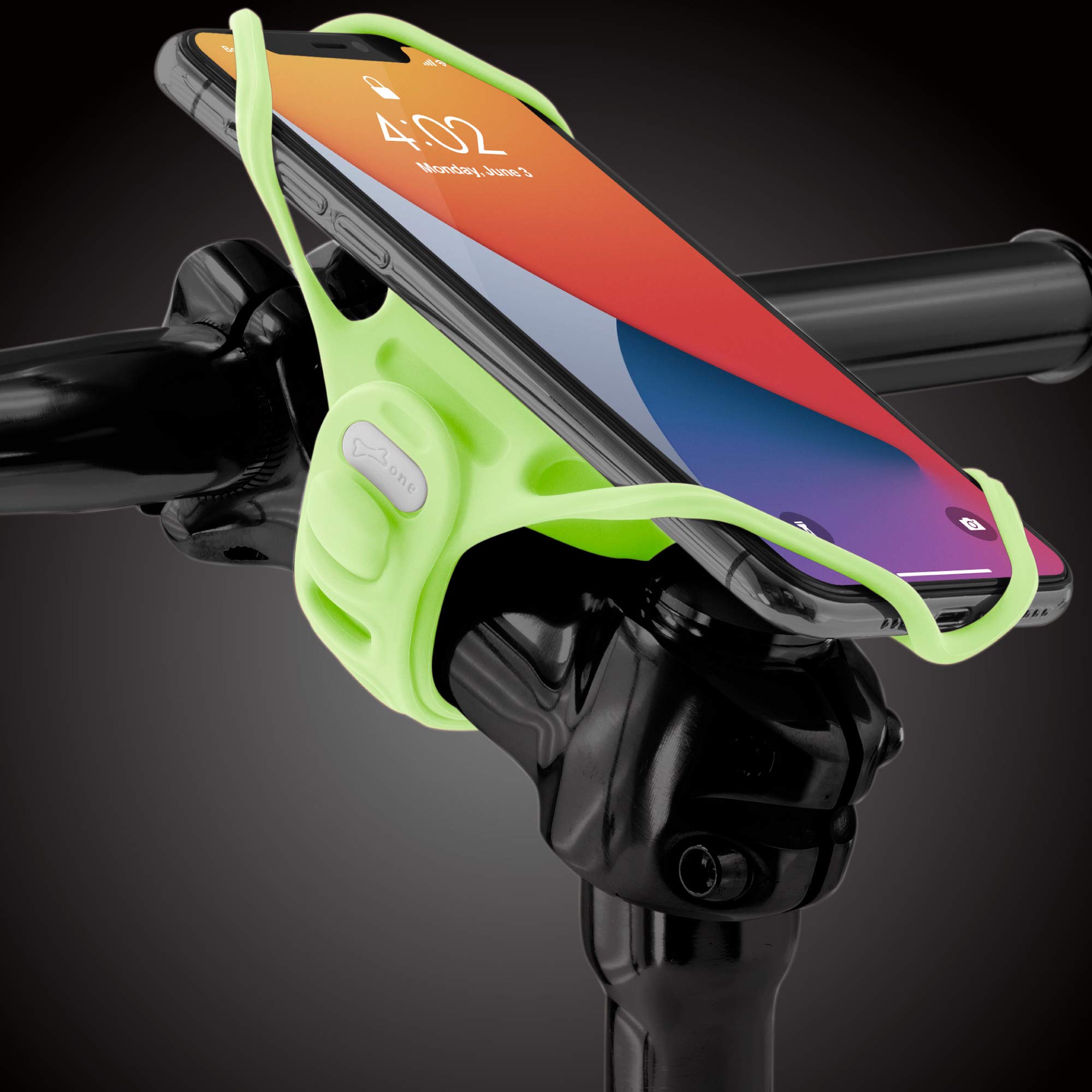 BONE "Bone Bike Tie Pro 4: Ultra-Light Bicycle Phone Mount for 4.7"-7.2" Phones - Perfect for Road Biking & Motorcycles"