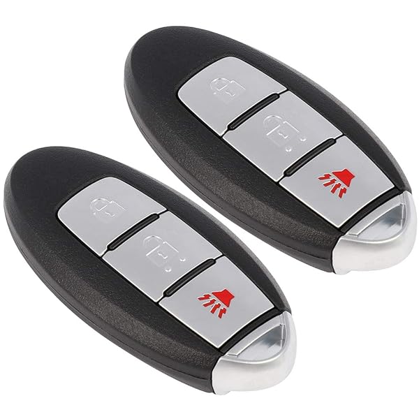 OCPTY OCPTY 2 PCS Keyless Entry Remote Control Key Fob Replacement for Nissan Pathfinder Murano Titan XD 3 Buttons 2015 2016 2017 2018 - View 2 of 8