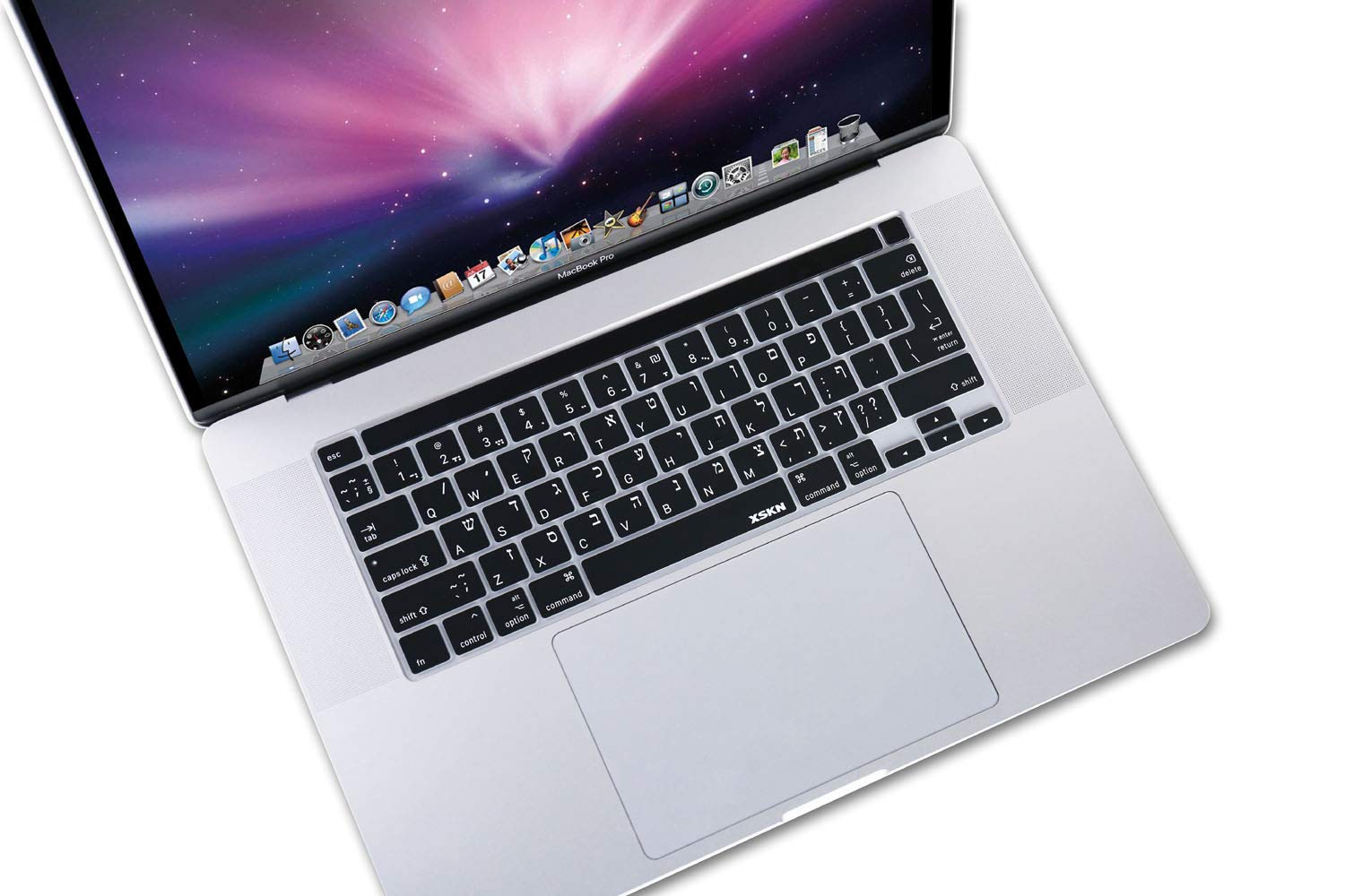 XSKN Bilingual Black Silicone Keyboard Cover for 2019 2020 MacBook Pro 16 inch A2141 13.3 inch A2251 A2289 US EU Version - View 5 of 7