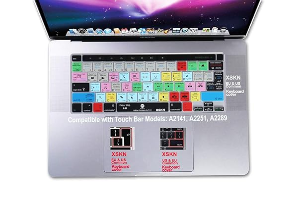 XSKN XSKN Silicone Keyboard Cover for MacBook Pro 16 13 inch 2019 2020 with Touch Bar and Touch ID A2141 A2251 A2289 A2338 M1 US EU Version - View 9 of 9