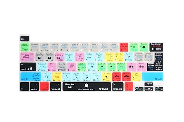 XSKN XSKN Silicone Keyboard Cover for MacBook Pro 16 13 inch 2019 2020 with Touch Bar and Touch ID A2141 A2251 A2289 A2338 M1 US EU Version - View 2 of 9