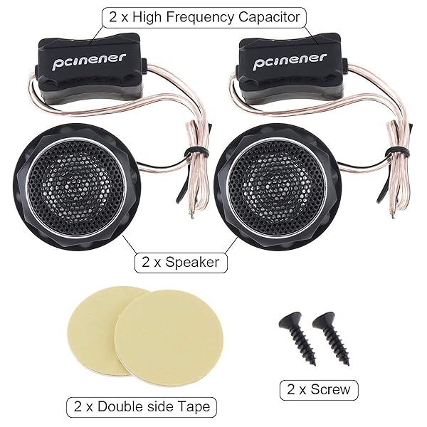 ePathChina ePathChina 2pcs 140W T280 High Efficiency Mini Dome Tweeter Speakers for Car Audio System - View 4 of 10