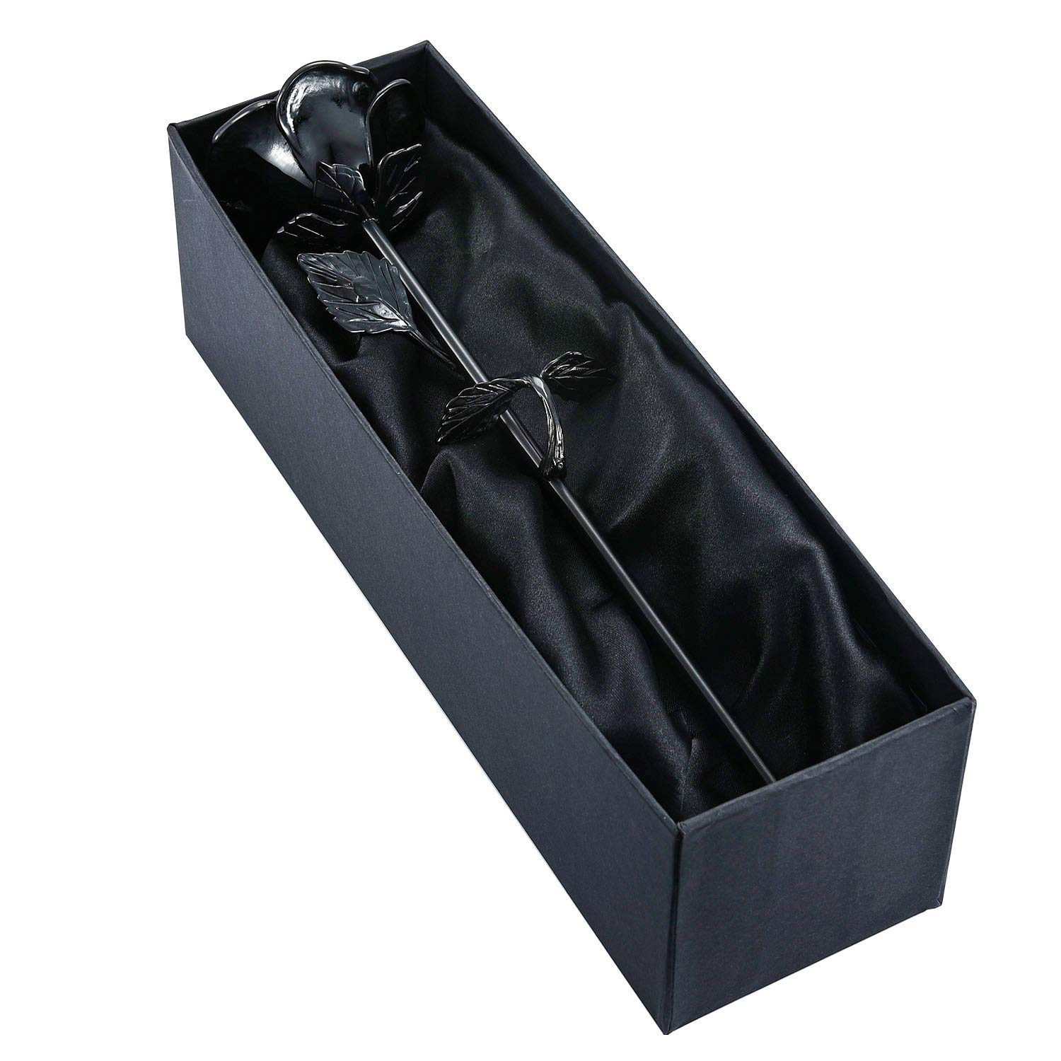 Sunling Sunling Stainless Steel Decorative Rose Flower Cremation Urn for Ashes Memorial Keepsake 9.5 Inches for Human Pet Dog Cat - View 5 of 5