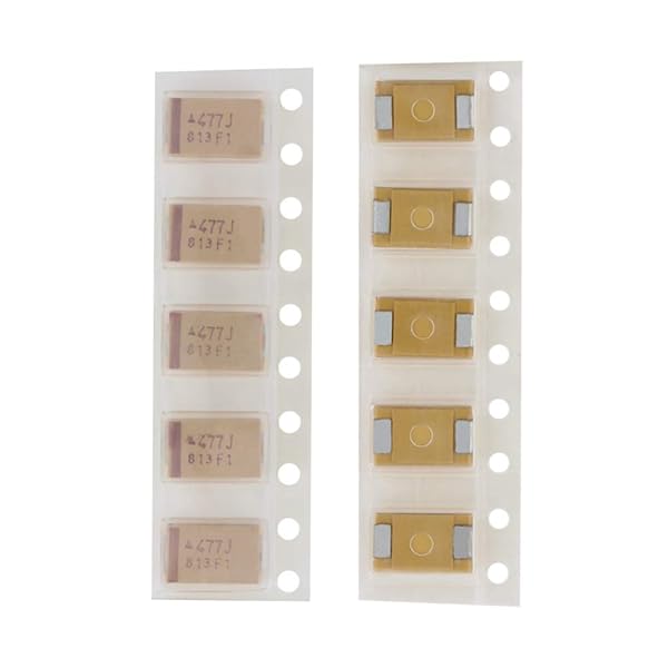 Fielect Fielect 10Pcs 470uF Tantalum Capacitor 6.3V SMD Electrolytic Patch Model for Reliable Performance - View 7 of 8