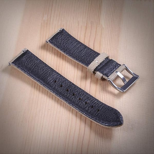 hemsut h Hemsut Military Canvas Watch Bands 18mm Quick Release Fabric Sport Replacement for Men - View 4 of 10