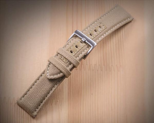 hemsut h Hemsut Military Canvas Watch Bands 18mm Quick Release Fabric Sport Replacement for Men - View 7 of 10