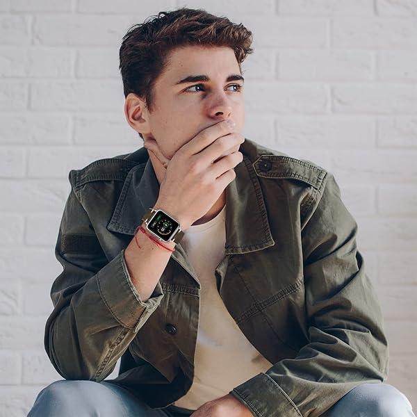 hemsut h Hemsut Leather Watch Bands Horween Leather Strap for Men 18 to 24mm Quick Release Handmade Vintage Replacement Wrap - View 3 of 10