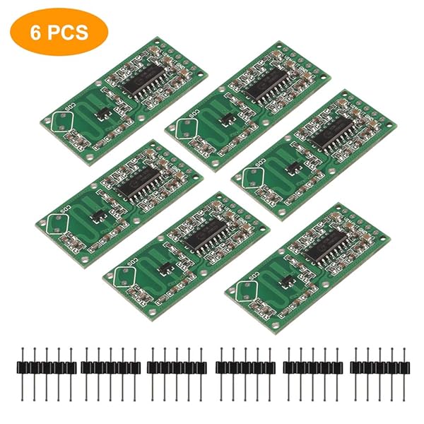 Atnsinc 6PCS RCWL-0516 Microwave Radar Motion Sensor Module for Arduino ESP8266 Nodemcu Wemos Smart Switch Human Body Induction Detector 5-7M Distance - View 8 of 8