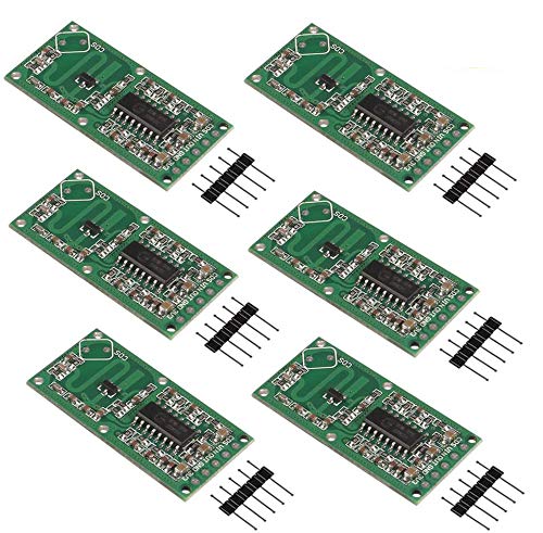 Atnsinc 6PCS RCWL-0516 Microwave Radar Motion Sensor Module for Arduino ESP8266 Nodemcu Wemos Smart Switch Human Body Induction Detector 5-7M Distance - View 2 of 8