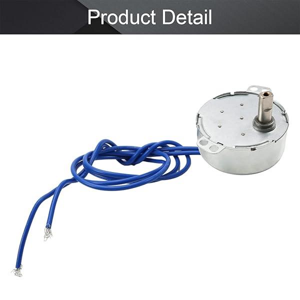 Fielect Fielect Synchronous Motor AC 110V 15-18RPM Turntable Motor CW Direction 4W TYC-50 Double Flat Tapping Shaft for Efficient Performance - View 9 of 9