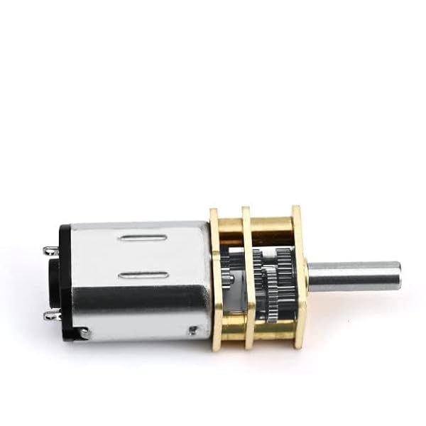 Fielect Fielect DC 3V 15RPM Mini Metal Gear Motor GA12-N20 for Efficient Speed Reduction and Compact Applications - View 5 of 7
