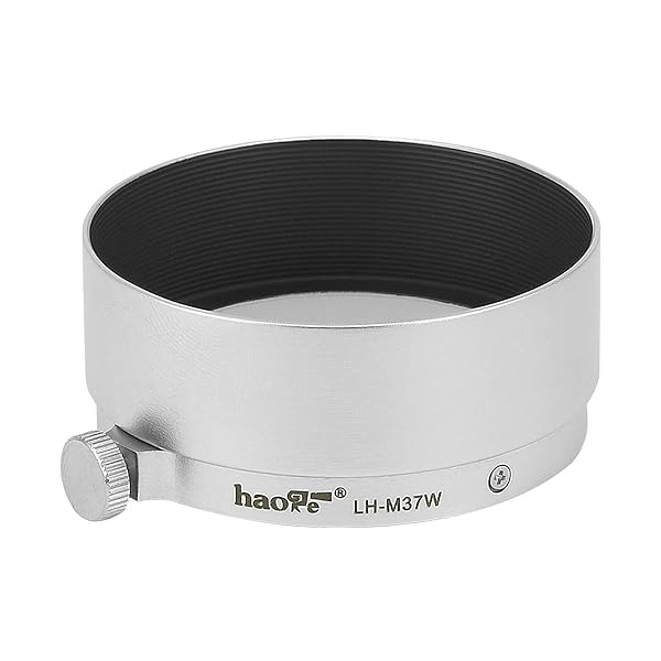 Haoge Haoge LH-M37W Metal Lens Hood for Leica Elmar and Summaron Lenses 36mm Outside Size Silver - View 4 of 7