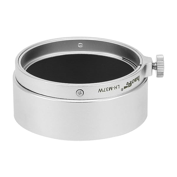 Haoge Haoge LH-M37W Metal Lens Hood for Leica Elmar and Summaron Lenses 36mm Outside Size Silver - View 5 of 7