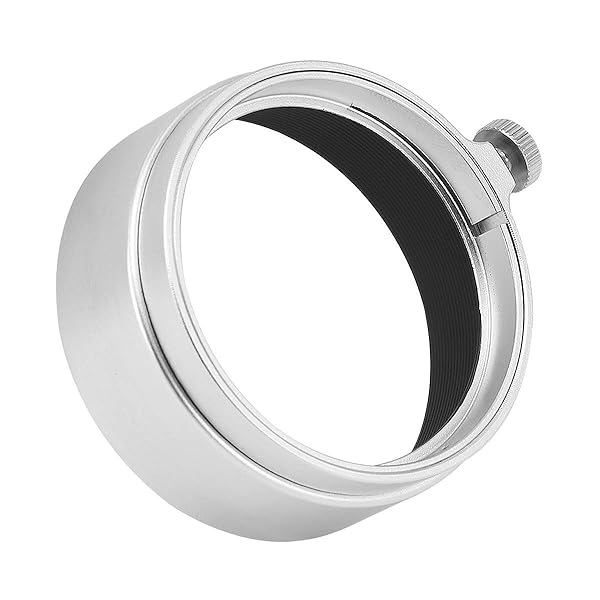 Haoge Haoge LH-M37W Metal Lens Hood for Leica Elmar and Summaron Lenses 36mm Outside Size Silver - View 6 of 7